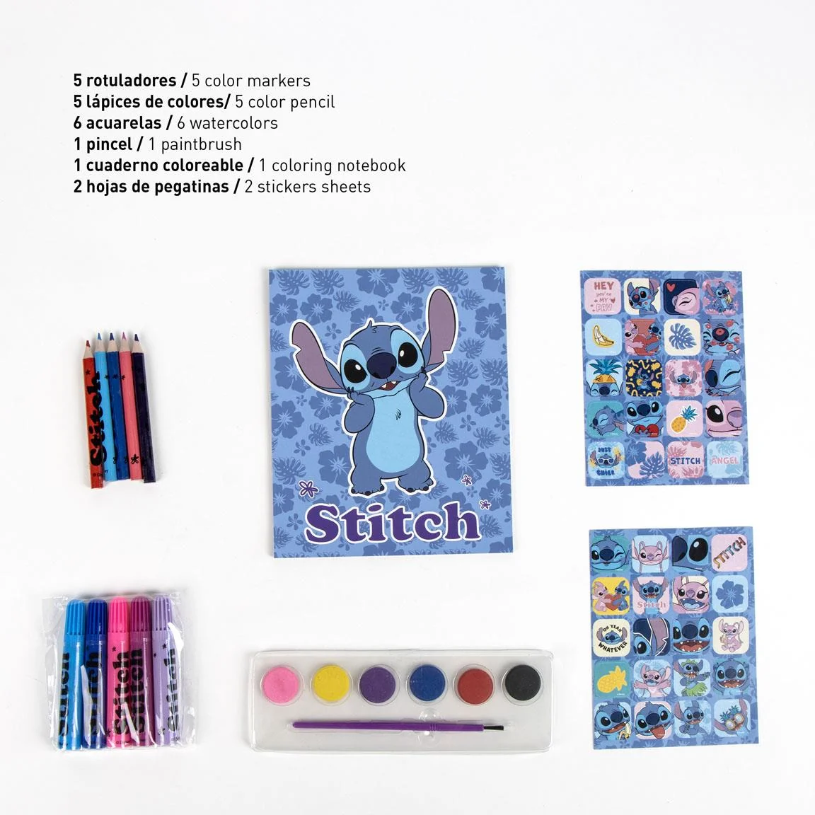 COLOREABLE MOCHILA STITCH - Imagen 3