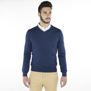 Pullover con topitos