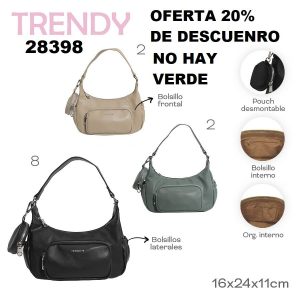 28398 Cartera C/Monedero Trendy