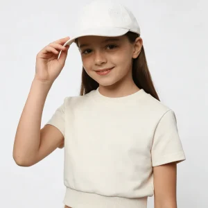 UPF 50+ Kids Cotton Baseball Cap