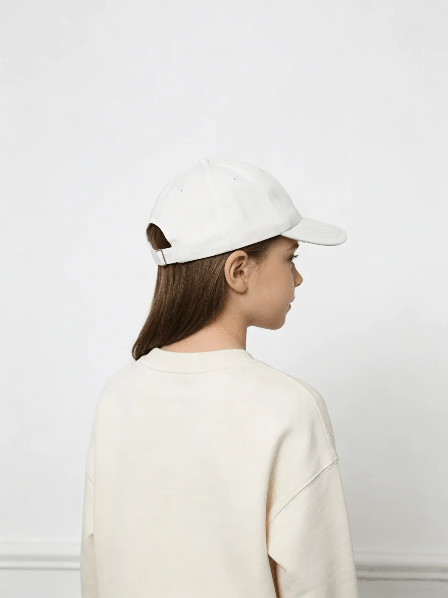 UPF 50+ Kids Cotton Baseball Cap - Imagen 4