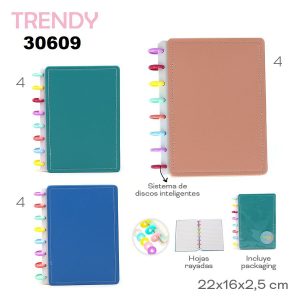 30609 Cuaderno Trendy
