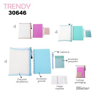 30646 Set Stationary Trendy