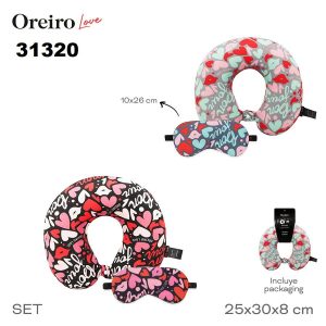 31320 Set Viaje Oreiro Almohada y Masc