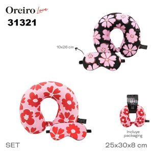 31322 Set Viaje Oreiro Almohada y Masc