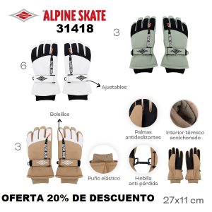 31418 Guante Alpine Skate