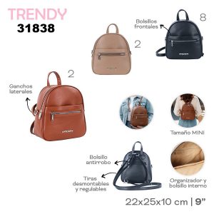 31838 Mochila Trendy