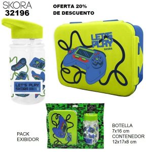 32196 Set contenedor y Botella