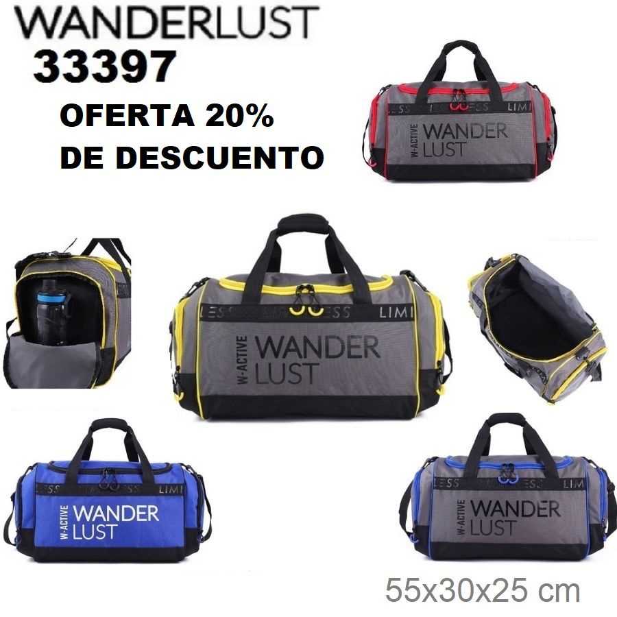 33397 Bolso active limitless con cinta estampada