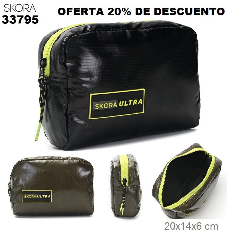 33795 Portacosmeticos Ultra Hiker cierre contra tono