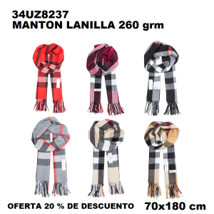 34UZ8237 PASHMINA ESTAMP. 260 grm