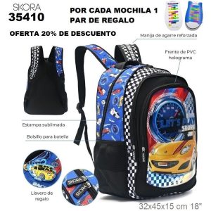 35410 Mochila Lets Play Speed frente termoformado
