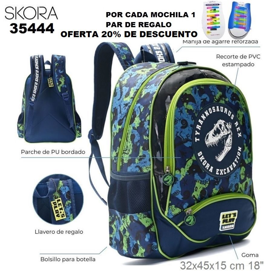 35444 Mochila Lets Play Sports Adventure con llavero - Imagen 2