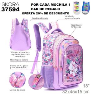 37594 Mochila Unicornio dreams con llavero