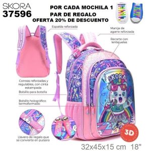 37596 Mochila Pets pantastic con llavero