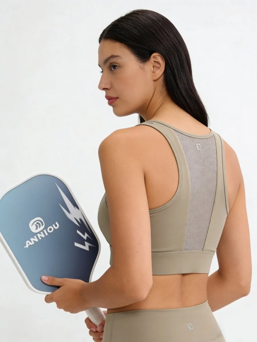 Women's Zip Front Sports Bra - Imagen 4