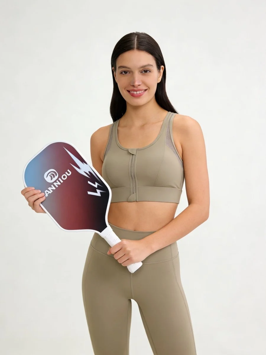 Women's Zip Front Sports Bra