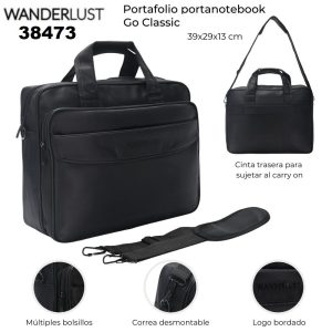38473 Portafolio Go Classic con portanotebook