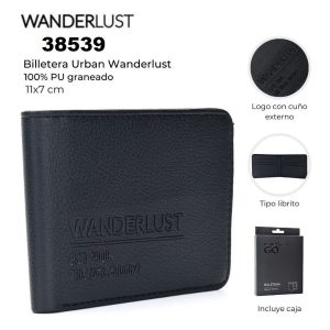 38539 Billetera Urban Wanderlust con TPU con caja