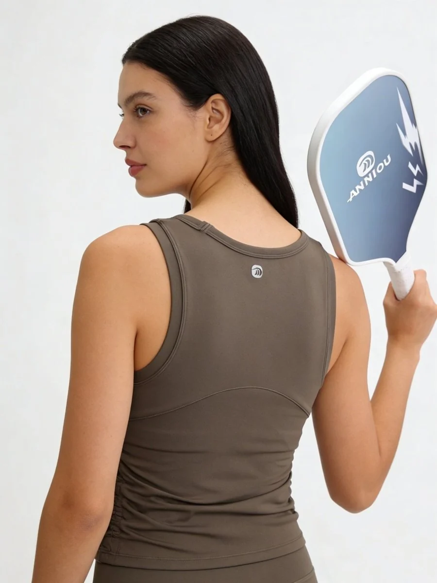 Side Ruched Sports Tank - Imagen 4
