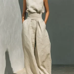 Conjunto Minimalista de Algodón y Lino - Maria