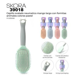 39018 Cepillo ovalado neumático