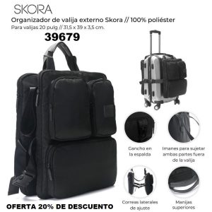 39679 Organizador para valijas Skora