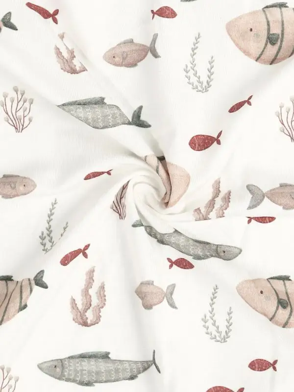PIJAMA DE BAMBÚ CON PIES PECES - Imagen 4