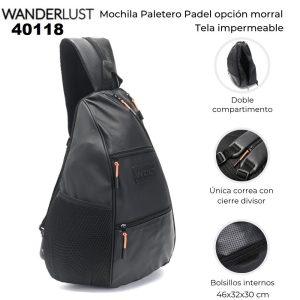 40118 Mochila paletero Paddel opción morral.
