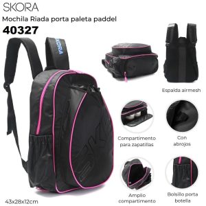40327 Mochila Riada porta paleta paddel compartimento para calzado