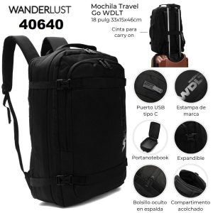 40640 Mochila Travel Go