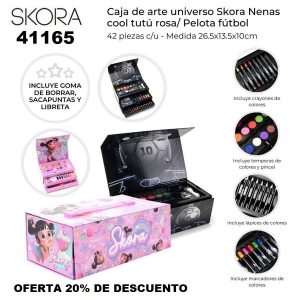41165 Caja de arte Universo Skora 42 piezas