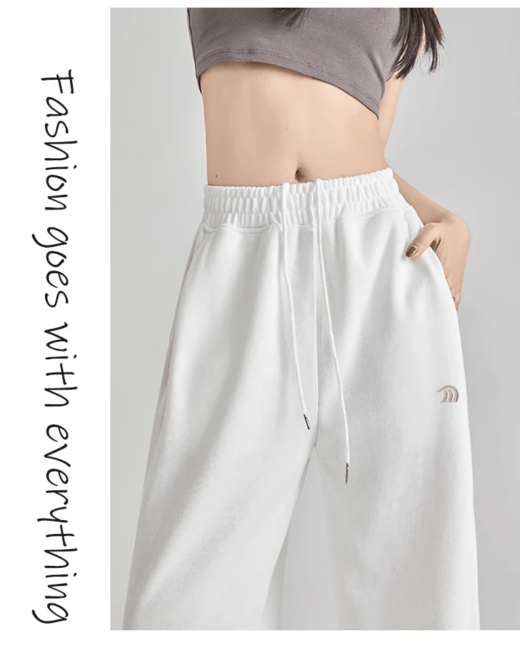 Women's Wide-Leg Cuffed Sweatpants - Imagen 5