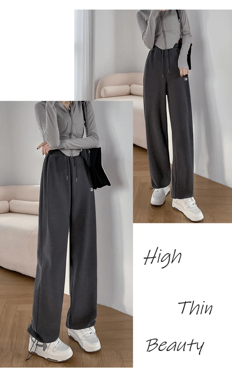 Women's Wide-Leg Cuffed Sweatpants - Imagen 3