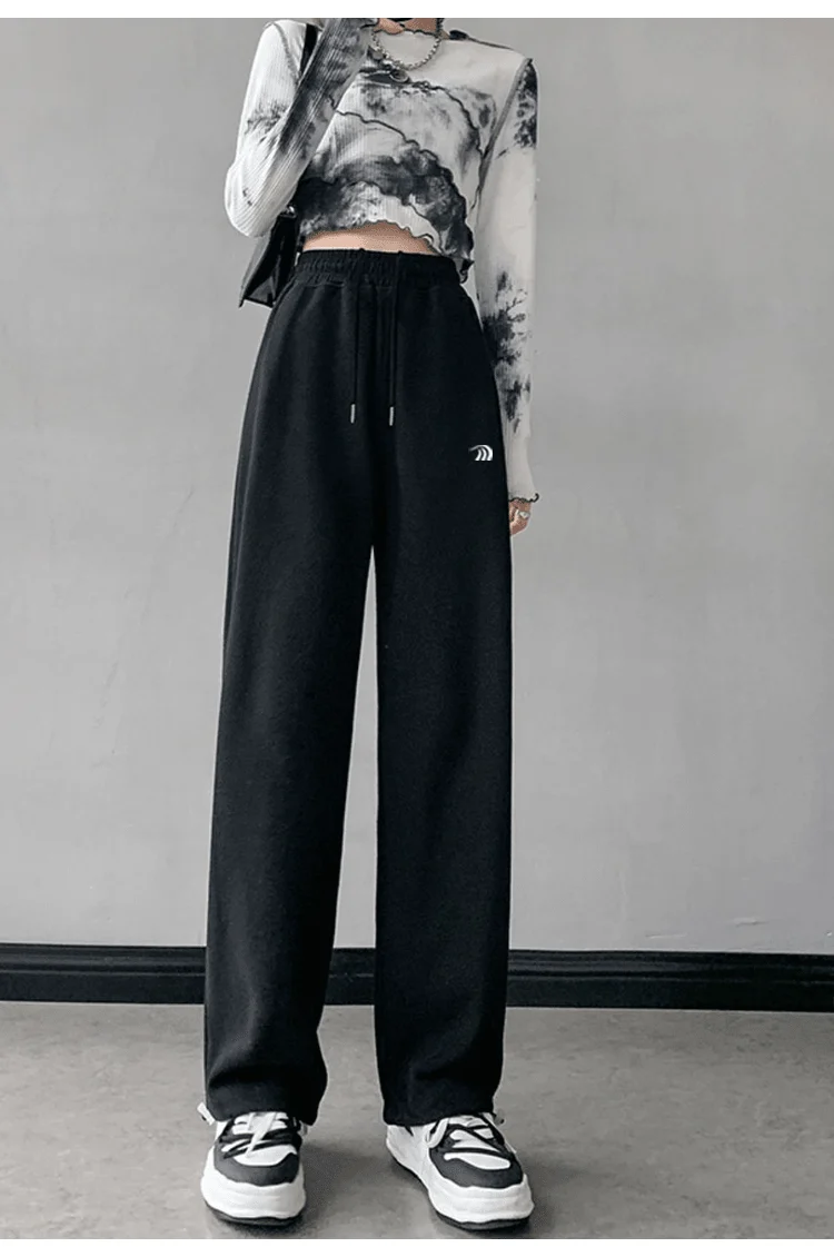Women's Wide-Leg Cuffed Sweatpants - Imagen 8