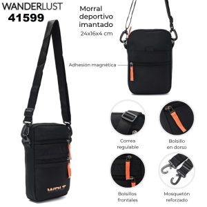 41599 Morral deportivo imantado