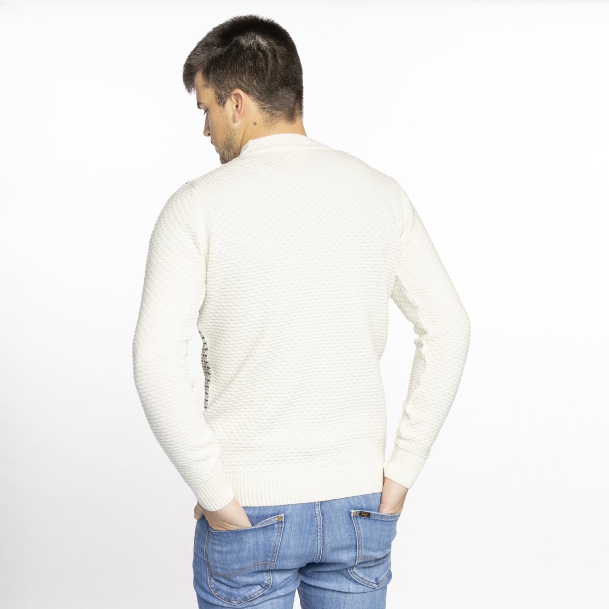 Cuello caja jacquard. - Imagen 3