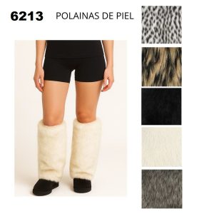 6213 POLAINAS DE PIEL