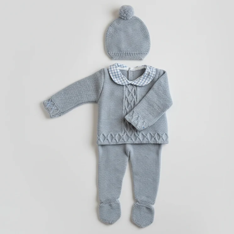 CONJUNTO PUNTO BEBE CUADRO - Imagen 4