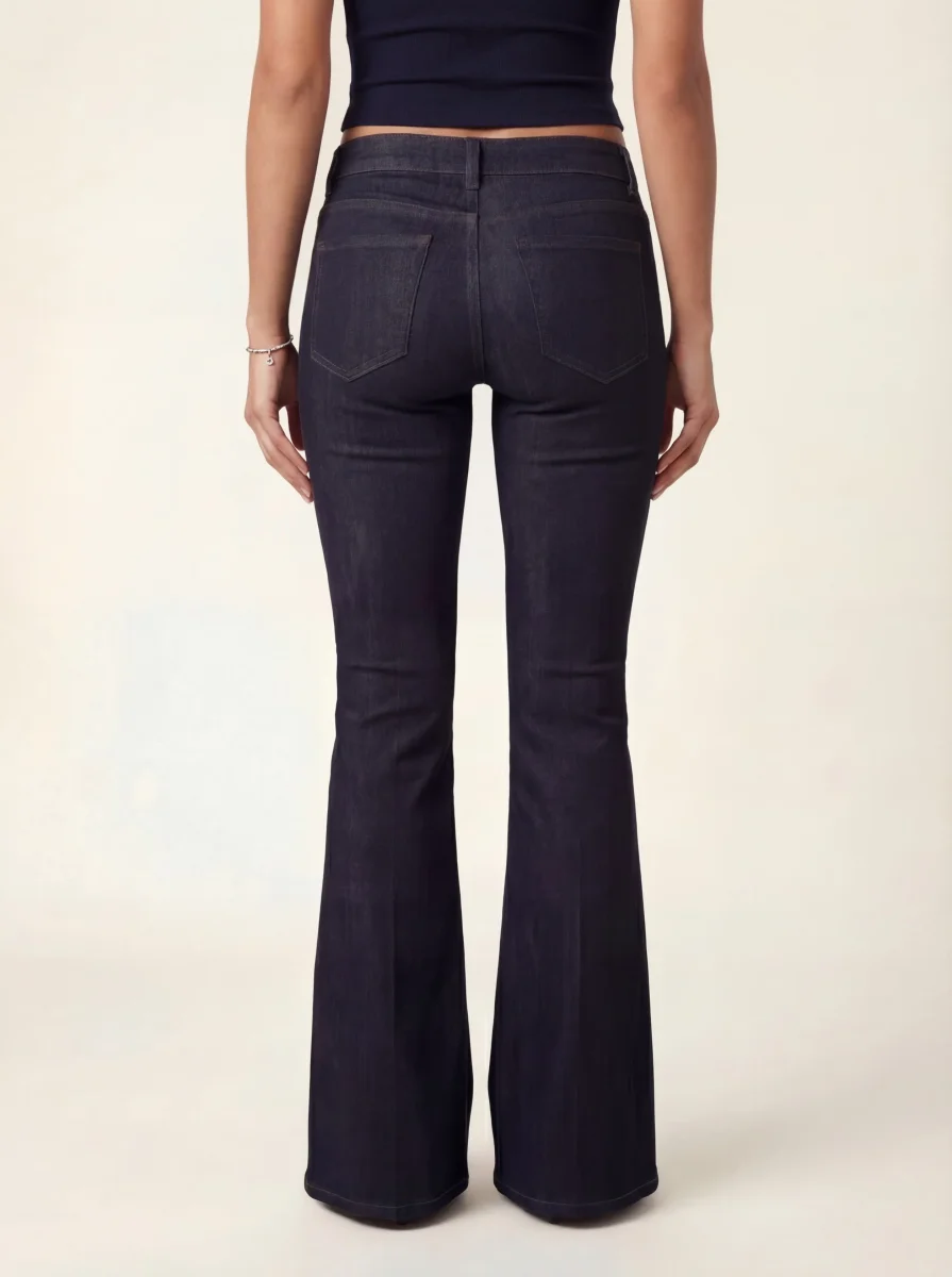 Vaqueros Amara Flare Denim - Azul marino oscuro - Imagen 3