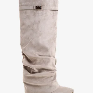 Botas altas de ante Lavista Slouchy - Gris Topo