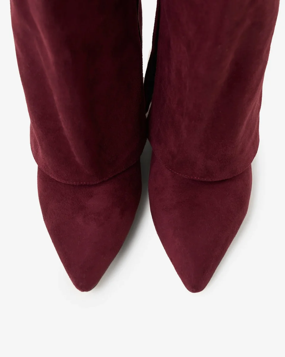 Botas altas de ante Lavista - Burdeos - Imagen 4