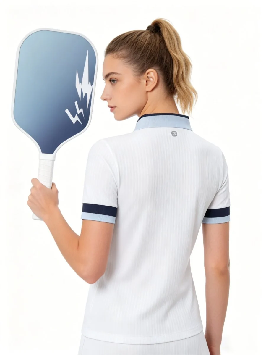 UPF50+ Ice Silk Pickleball Polo Shirt - Imagen 5