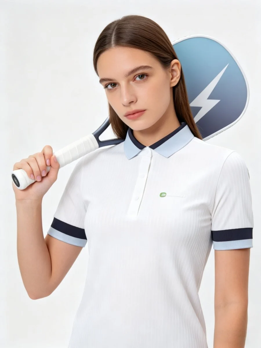 UPF50+ Ice Silk Pickleball Polo Shirt - Imagen 2
