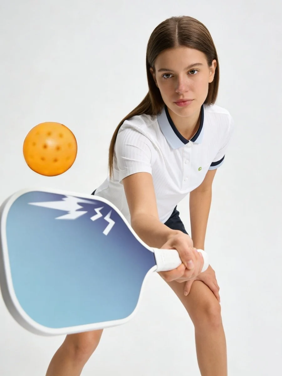 UPF50+ Ice Silk Pickleball Polo Shirt - Imagen 3