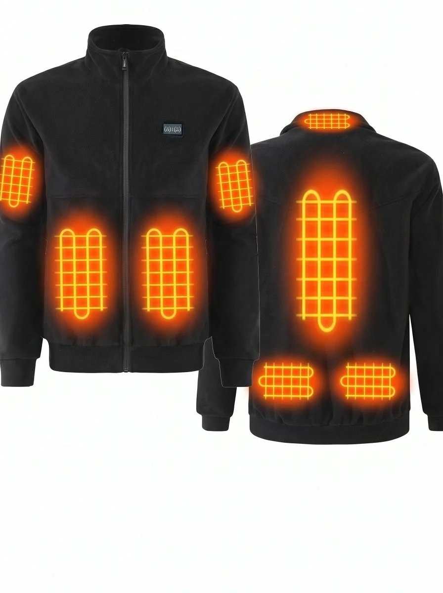 Men’s Heated Fleece Jacket - Imagen 7