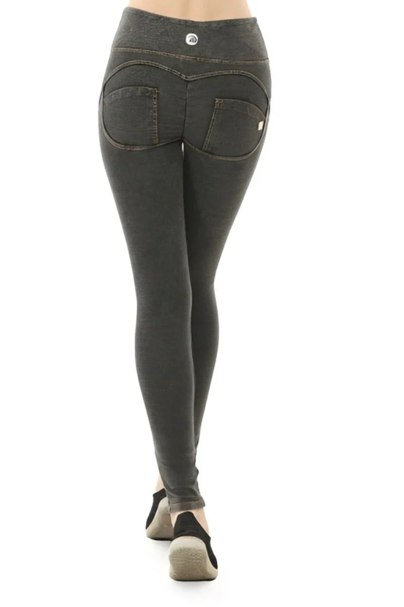 UPF50+High Rise Fake Jean Leggings - Imagen 5