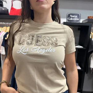 Camiseta Guess camel logo serpiente