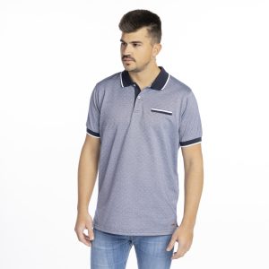 Polo hombre jersey jacquard.