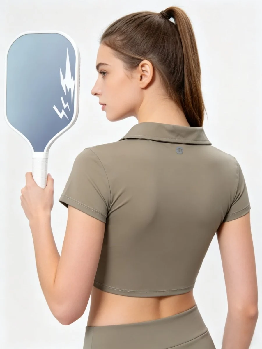 UPF 50+ V-Neck Pickleball Top - Imagen 4